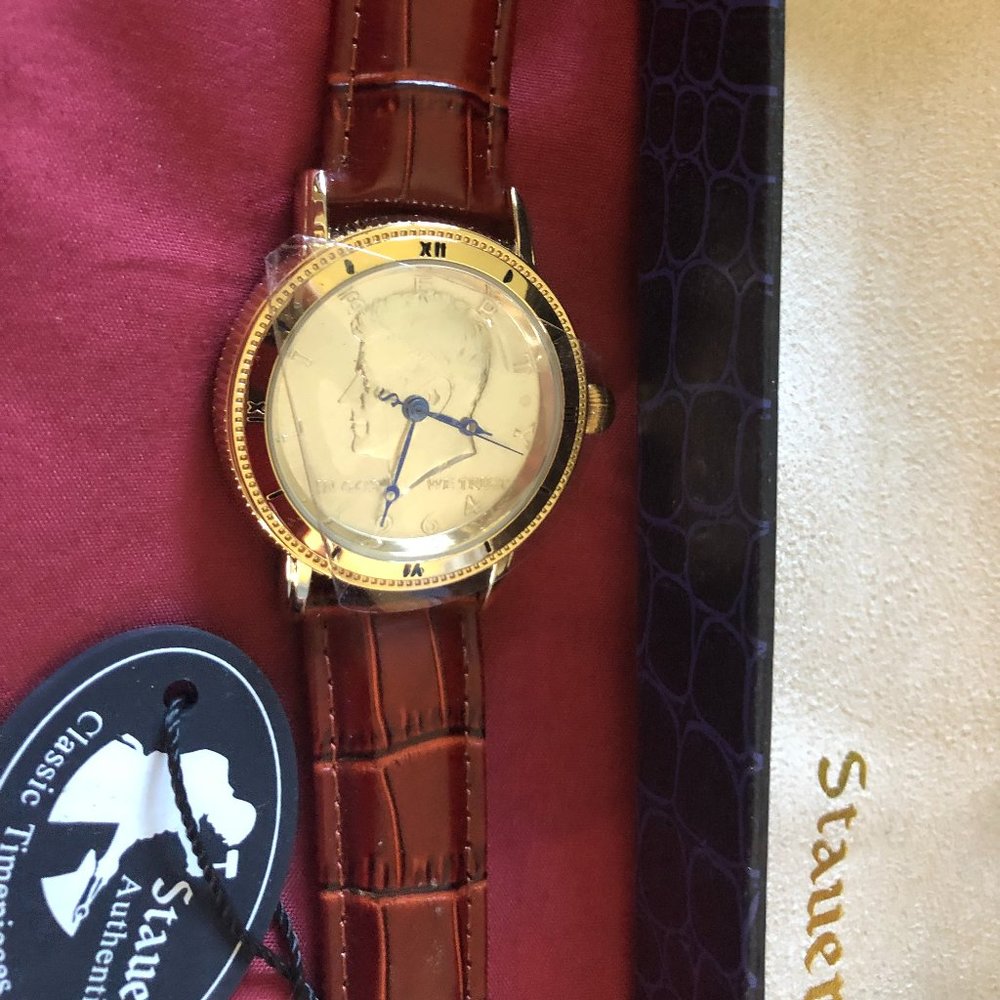 STAUER - JFK silver half dollar 1964 watch